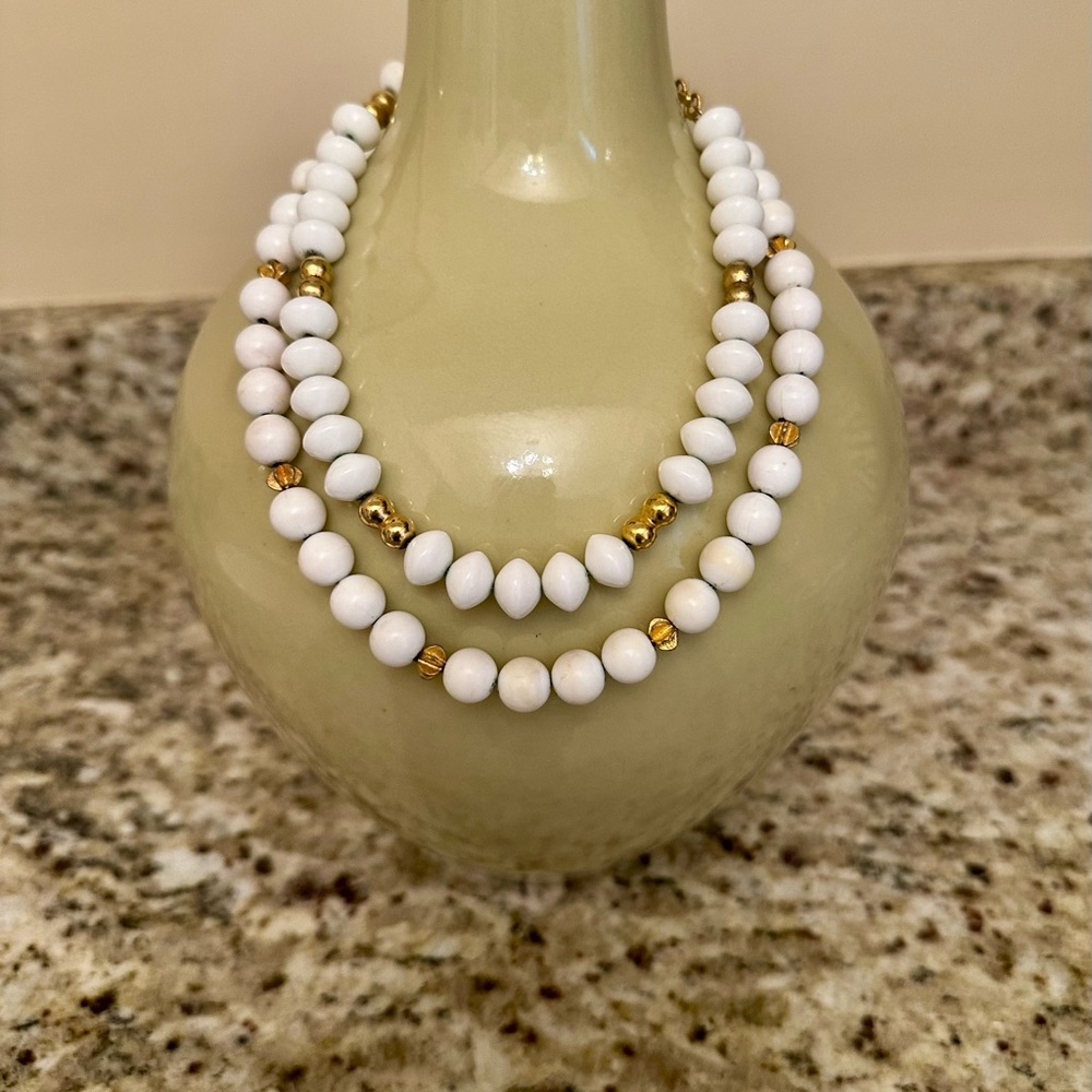 Vintage Bead Necklaces 3 Piece Set